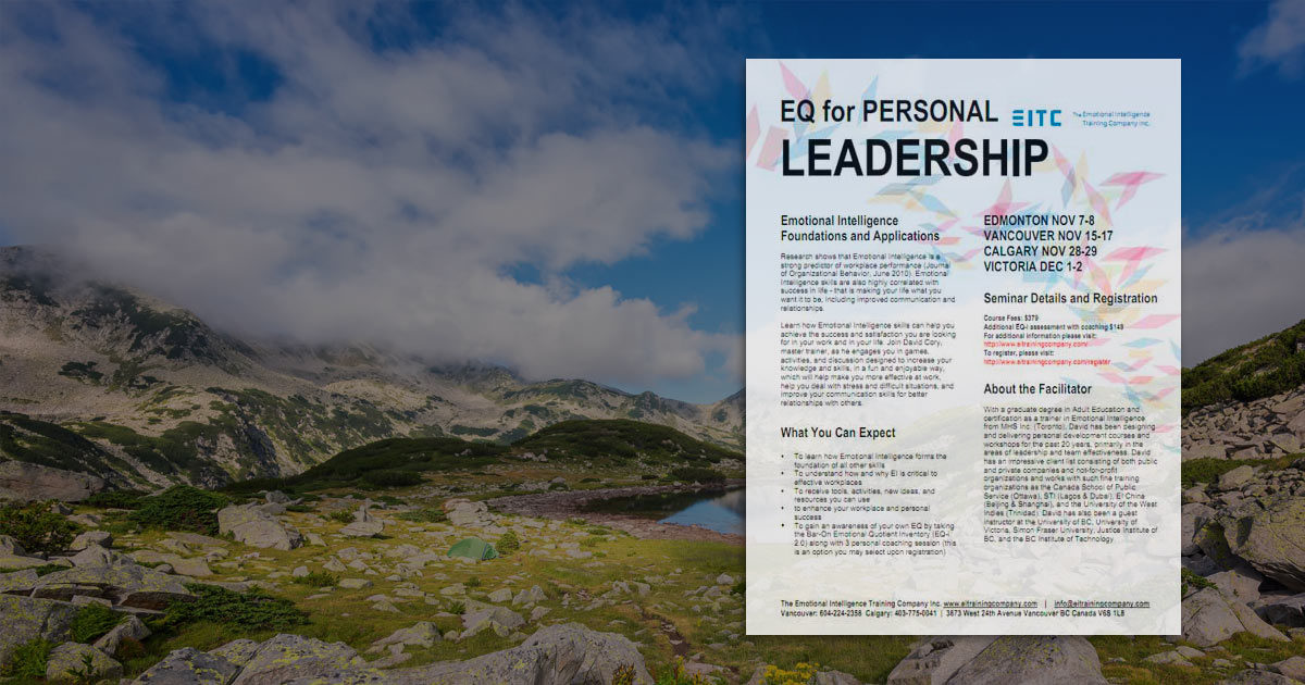 EQ for Personal Leadership